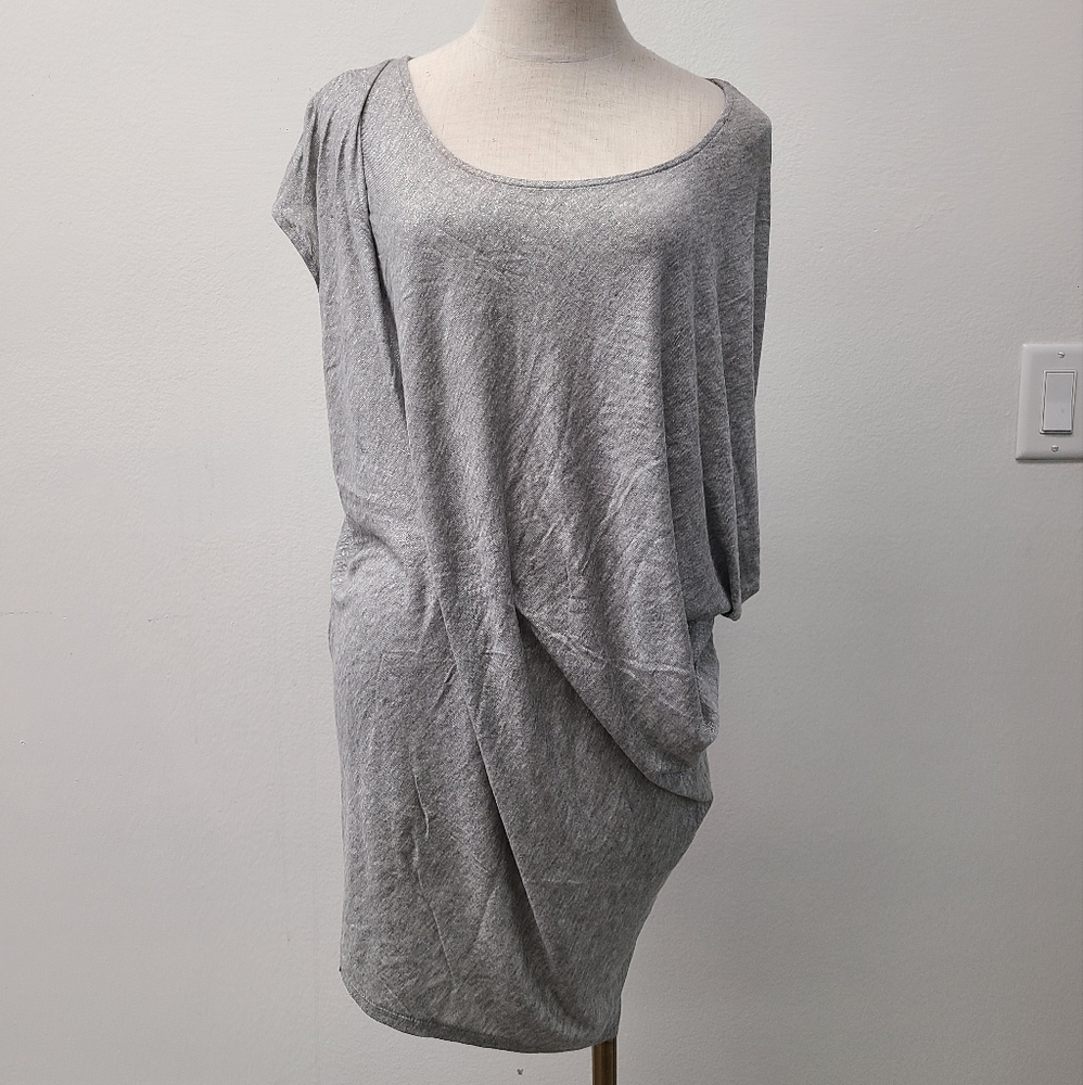 Glitter unbalanced tunic